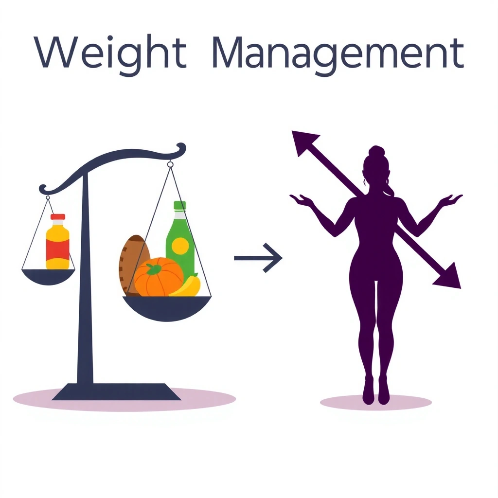Icon representing weight management