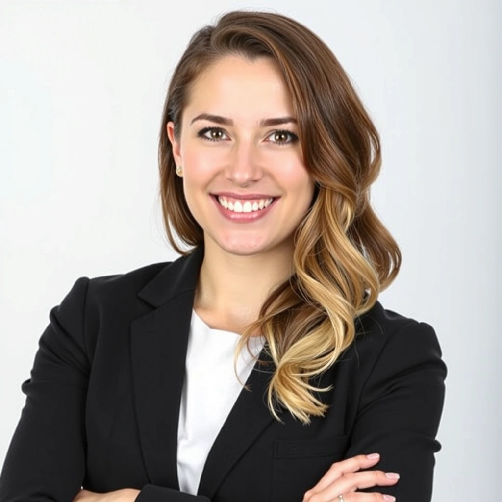 Professionelles Porträt einer freundlichen Ernährungsberaterin